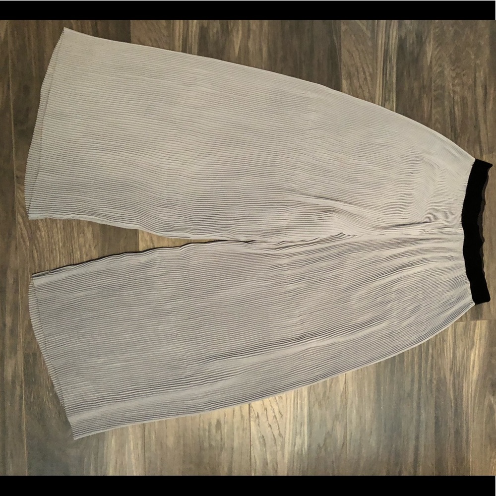 Baby blue pleated pants